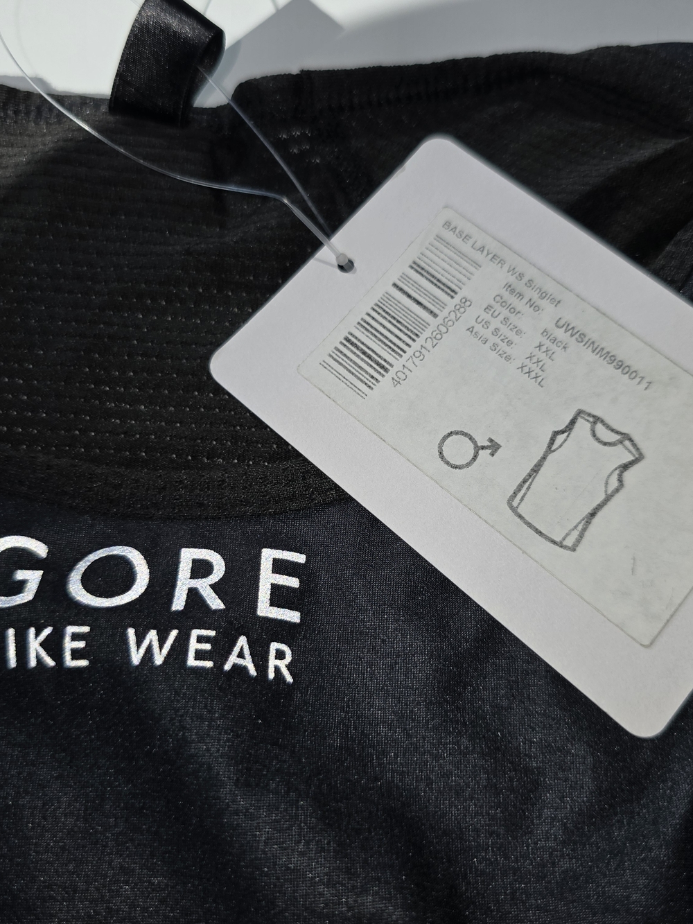 NWT GORE Bike Wear Windstopper Base Layer Sleeveless Cycling Shirt Men's XXL